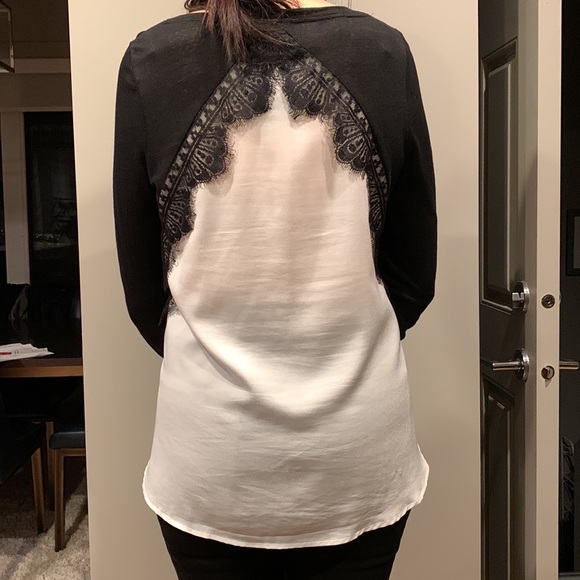 Long sleeve high low top - Picture 5 of 6